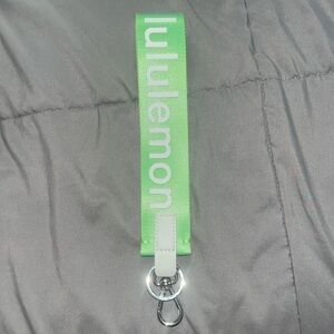Like new Lululemon bright green keychain